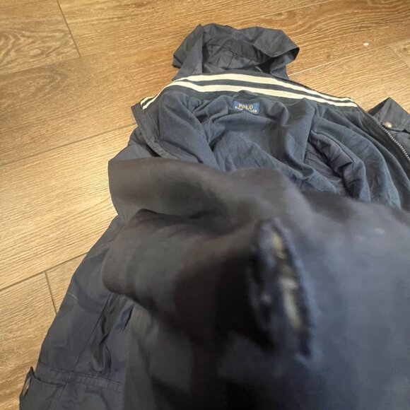 Polo Ralph Lauren Boy's Lightweight Hooded Jacket Navy Blue Sz M (10-12) - Picture 14 of 14